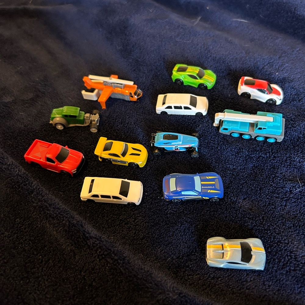 Micro machines parking garage and cars